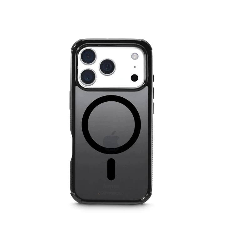 Hama Extreme Protect Funda para iPhone 17 Pro - Magnetico - Antideslizante - Policarbonato - Proteccion D3O - Bordes Elevados - Color Negro 1