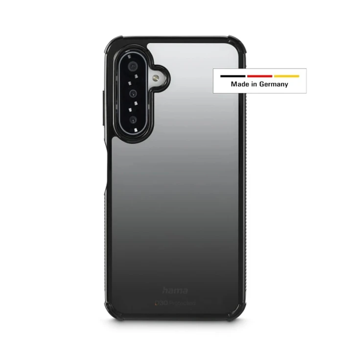 Hama Extreme Protect Funda para Samsung Galaxy A17 / A17 5G - Antideslizante - Policarbonato - Proteccion D3O - Bordes Elevados - Color Negro 1