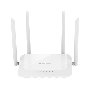 Ruijie RG-EW1200 Router de Doble Banda - 4 Puertos - Velocidad Inalambrica hasta 1.2Gbps - WiFi 5 - Soporte Mesh - CPU de Doble Nucleo - Gestion con A