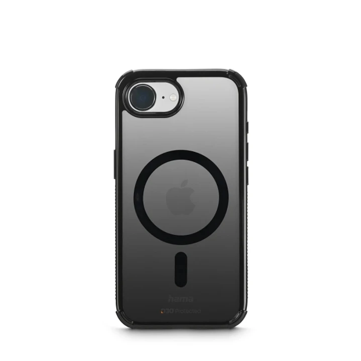 Hama Extreme Protect Funda para iPhone 16E - Magnetico - Antideslizante - Policarbonato - Proteccion D3O - Bordes Elevados - Color Negro 1