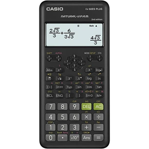 Casio FX-82ES PLUS-2 Calculadora Cientifica Pantalla LCD 12 Digitos - 252 Funciones - Factorización de Numeros Primos, Numeros Enteros Aleatorios, Com