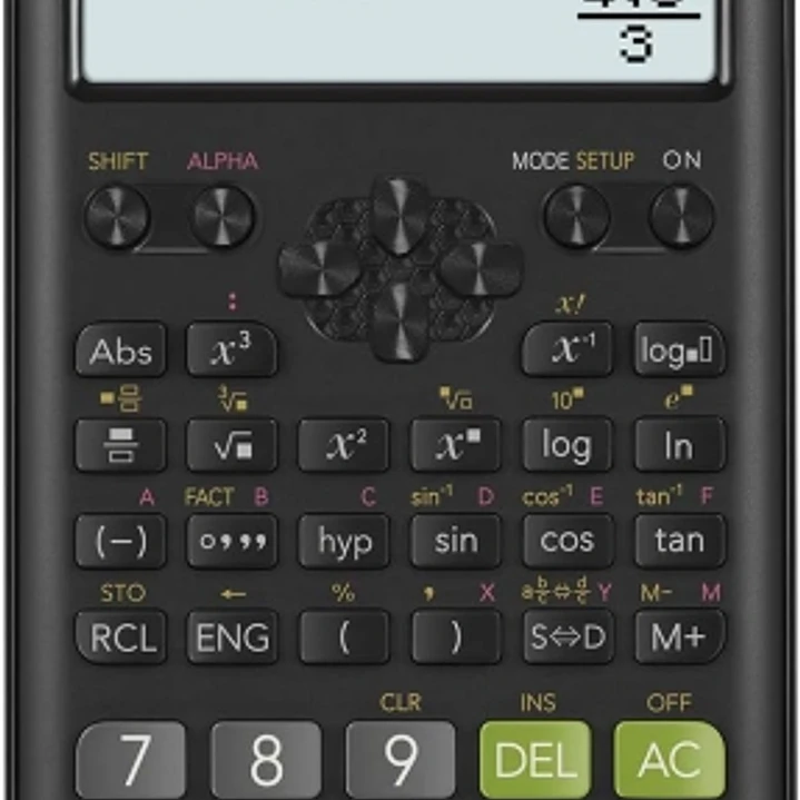Casio FX-82ES PLUS-2 Calculadora Cientifica Pantalla LCD 12 Digitos - 252 Funciones - Factorización de Numeros Primos, Numeros Enteros Aleatorios, Com 1