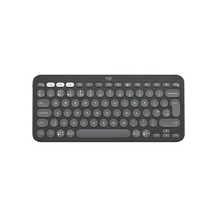 Logitech Pebble Keys 2 K380s Teclado Inalambrico - Bluetooth + RF Logi Bolt - Teclas Silenciosas de Perfil Bajo - Easy?Switch para 3 Dispositivos - Fo