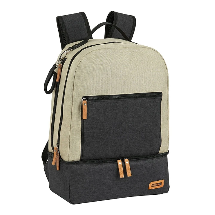 Safta Mochila Maternidad - Cremallera - Bolsillo Frontal - Bolsillo Termo Interior y Lateral - Soportes para Carrito - 19.4L - 300x150x430mm - Color B 1