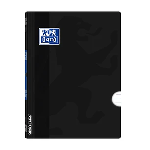 Oxford Libreta Grapada Openflex A4 - Tapa de Plastico Resistente - Grapada para Mayor Durabilidad - 1 Linea con Margen para Escribir Ordenadamente - 4