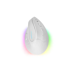 Mars Gaming MM-SK Raton Gaming Inalambrico Vertical para Diestros - Sensor 8400dpi - Bluetooth 5.1 - RF 2.4Ghz - Switches HUANO - Iluminacion RGB - 10