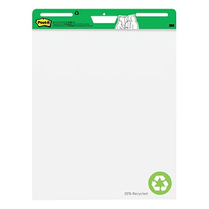Post-It Super Sticky Pack de 2 Blocs de Reuniones - 30 Hojas por Bloc - Forma Rectangular - 635x762mm - Color Blanco