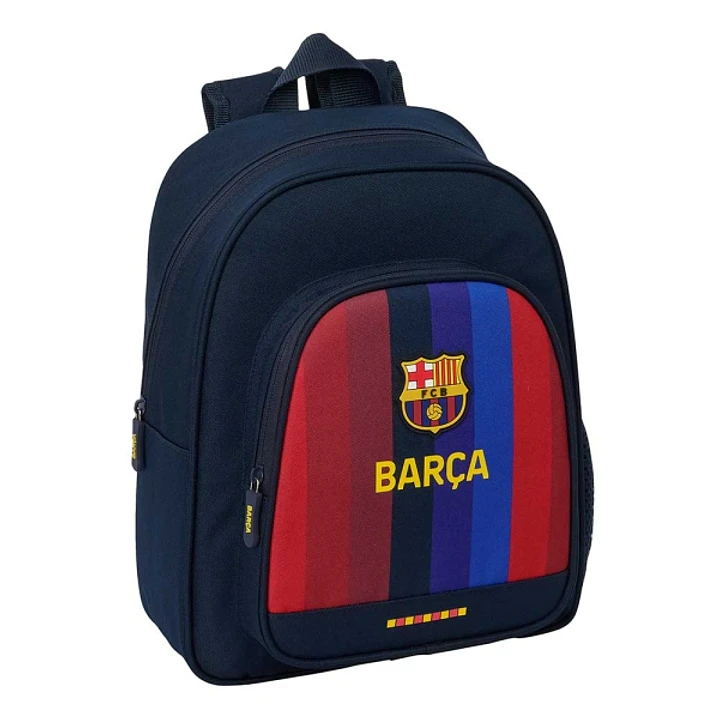 Safta F.C.Barcelona 1ª Equipacion 26/27 Mochila Infantil - Portabotellas - Bolsillo Frontal - Asa de Mano - Adaptable a Carro - Hombreras Acolchadas - 1