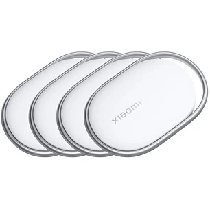 Xiaomi Tag Pack 4 Localizador Bluetooth Inteligente - Compatible con Google Find My Device - Rastreador Antiperdida para Llaves y Objetos - IP67 - Bat