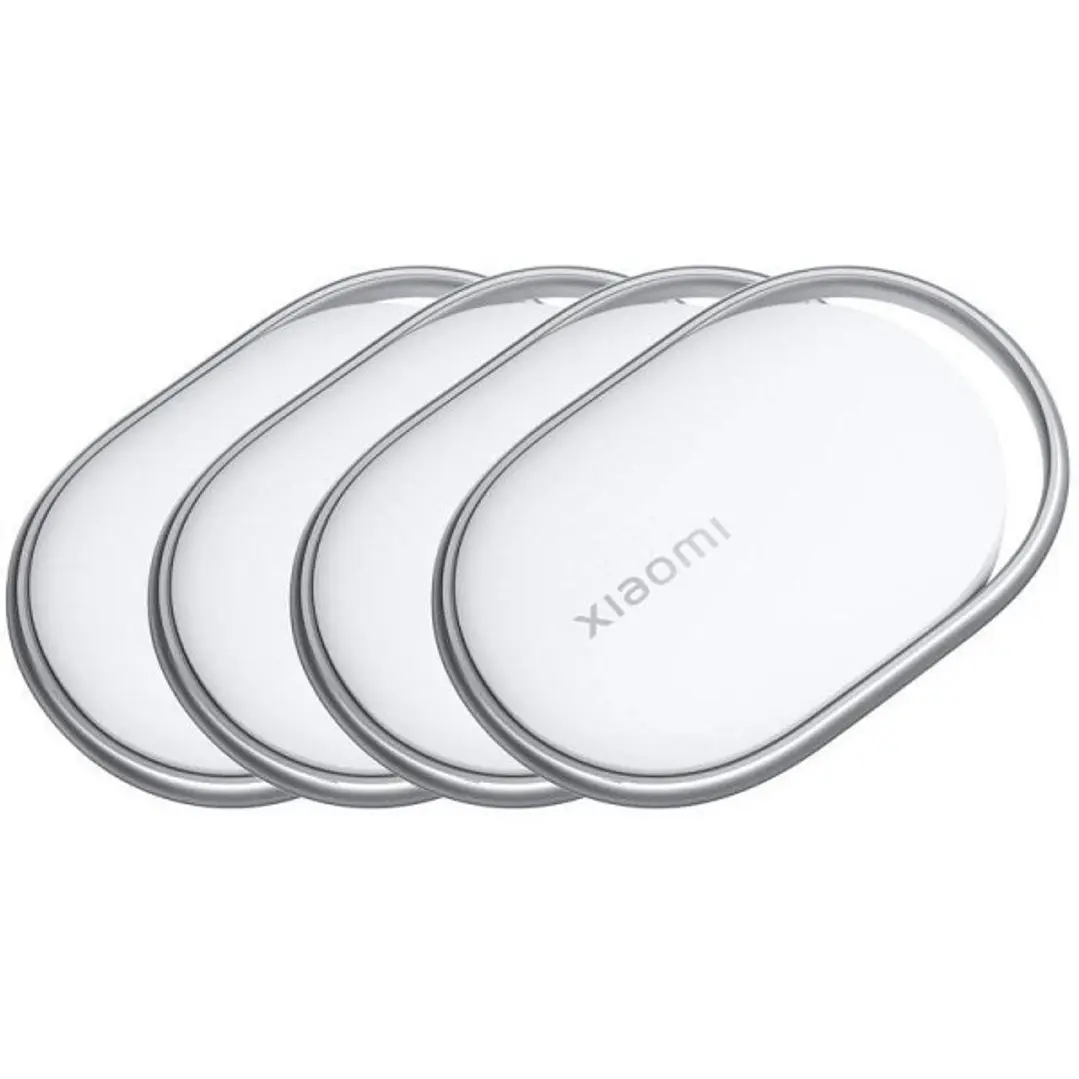 Xiaomi Tag Pack 4 Localizador Bluetooth Inteligente - Compatible con Google Find My Device - Rastreador Antiperdida para Llaves y Objetos - IP67 - Bat 1