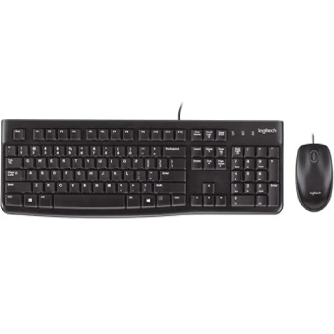 Logitech MK120 Pack USB Teclado Italiano + Raton 1000dpi 3 Botones - Uso Ambidiestro 1