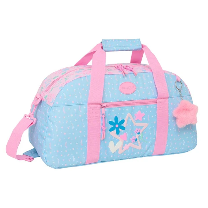 Safta Blackfit8 Smile Bolsa de Deporte - Bolsillo Frontal - Bandolera Ajustable - Asa Forrada - Tirador Doble - Tacos Protectores en Base - Fondo Extr 1