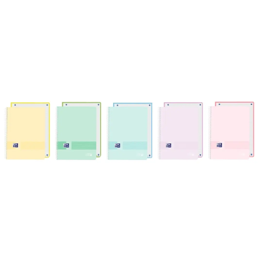 Oxford Live and Go Cuaderno de Espiral - Formato A4+ - 80 Hojas - Rayado Horizontal 1 Linea - Tapa de Plastico - Digitalizacion de Textos con App - Co 1