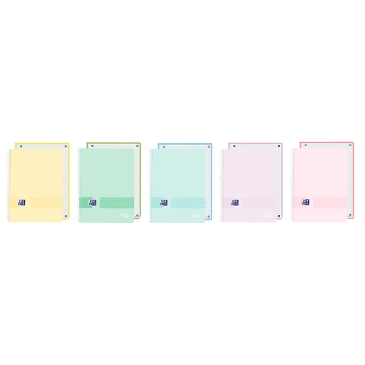 Oxford Live and Go Cuaderno de Espiral - Formato A4+ - 80 Hojas - Rayado Horizontal 1 Linea - Tapa de Plastico - Digitalizacion de Textos con App - Co 1