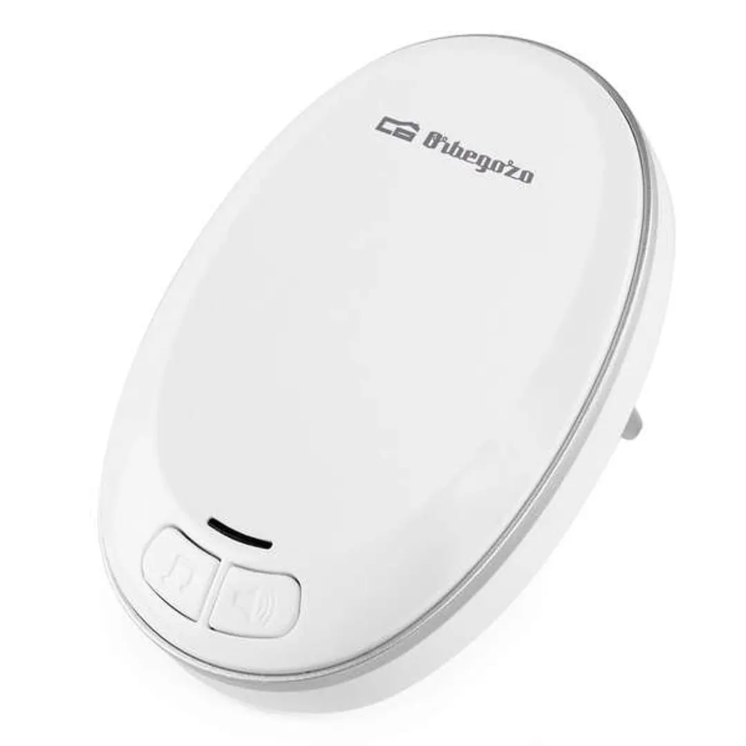 Orbegozo DOB 3000 Timbre Inalambrico Inteligente - Facil Instalacion sin Herramientas - 36 Melodias y 4 Niveles de Volumen - Alcance de 30 Metros - Lu 1
