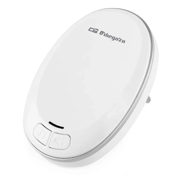 Orbegozo DOB 3000 Timbre Inalambrico Inteligente - Facil Instalacion sin Herramientas - 36 Melodias y 4 Niveles de Volumen - Alcance de 30 Metros - Lu 1