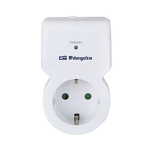 Orbegozo Pg 30 Enchufe Inalambrico con Mando a Distancia - Controla tus Dispositivos a Distancia - 4 Frecuencias Posibles - Alcance Maximo 30 Metros -