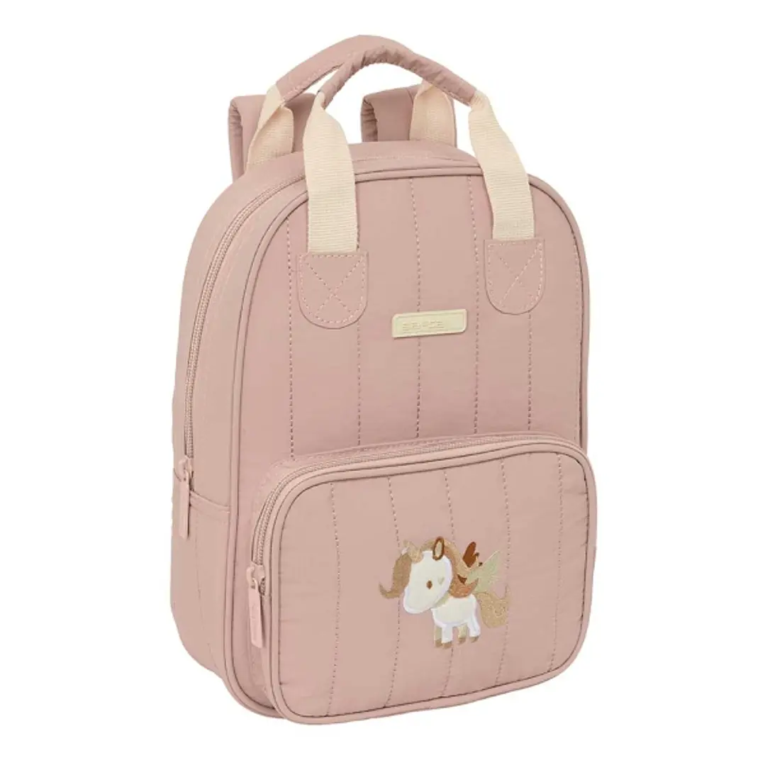 Safta Unicornio Mochila Infantil - Bolsillo Frontal - Tarjeta ID - Hombreras Acolchadas - Asa Forrada - 4.5L - 200x80x280mm - Color Rosa 1