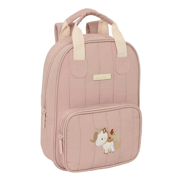 Safta Unicornio Mochila Infantil - Bolsillo Frontal - Tarjeta ID - Hombreras Acolchadas - Asa Forrada - 4.5L - 200x80x280mm - Color Rosa 1