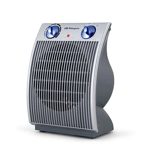 Orbegozo FH 6031 Calefactor Compacto - Calor Instantaneo y Termostato Regulable - Ideal para un Hogar Calido y Confortable - Selector Rotativo de 3 Po