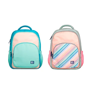Oxford Mochila Adaptable a Trolley Colorblock - Poliester Reciclado RPET - Capacidad 22L - 2 Modelos Disponibles