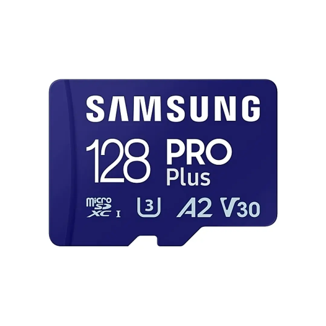 Samsung PRO Plus Tarjeta Micro SDXC 128GB UHS-I U3 A2 V30 Clase 10 con Adaptador SD 1