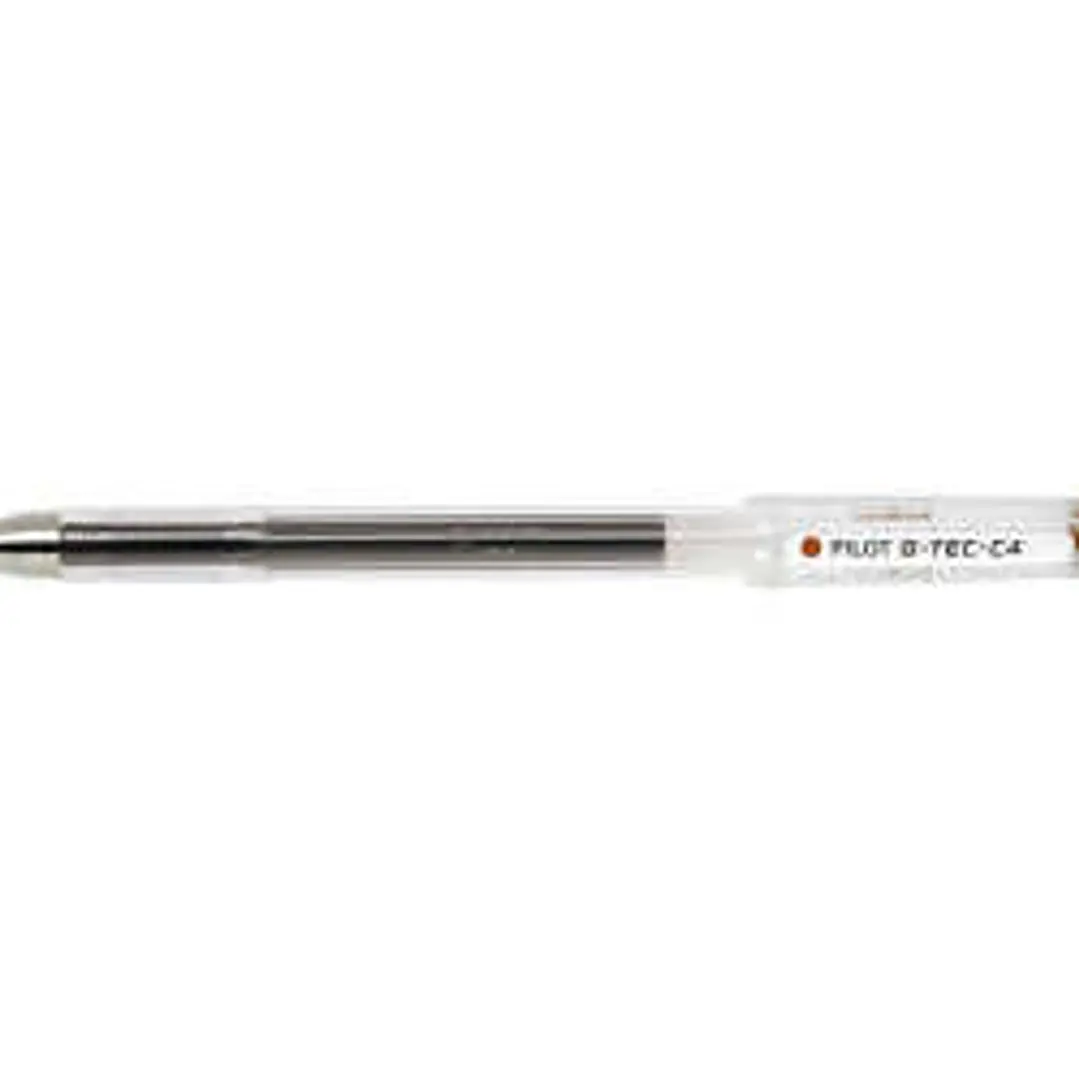 Pilot Boligrafo de Gel G-Tec C4 - Extra Fino - Recargable - Punta de Bola 0.4mm - Trazo 0.2mm - Color Marron 1