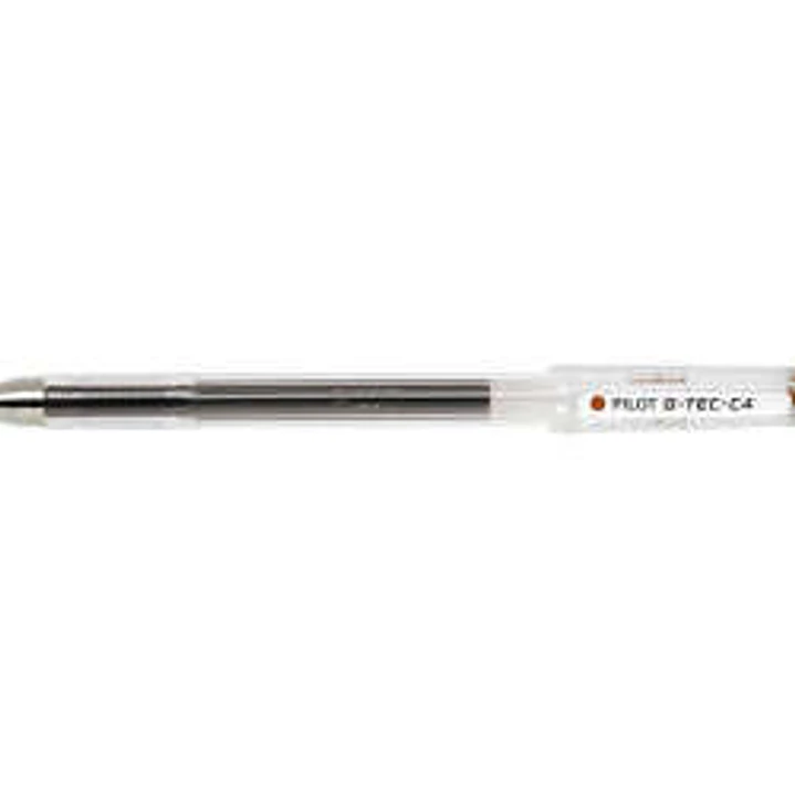 Pilot Boligrafo de Gel G-Tec C4 - Extra Fino - Recargable - Punta de Bola 0.4mm - Trazo 0.2mm - Color Marron 1