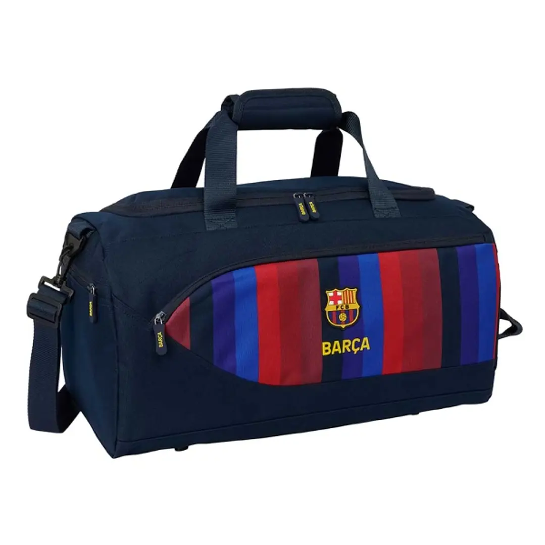 Safta F.C.Barcelona 1ª Equipacion 26/27 Bolsa de Deporte - Bandolera Ajustable - Bolsillos Laterales y Frontal - Fondo Semirigido - Cremallera con Dob 1