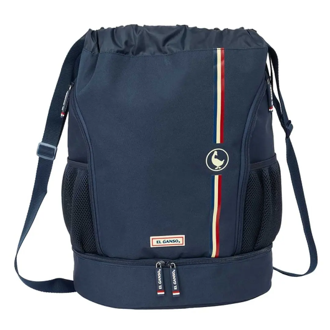 Safta el Ganso Eclipse Saco Mochila - Bolsillo Interior con Cremallera - Bolsillos Laterales - Hombreras Ajustables - 21.93L - 340x150x430mm - Color A 1