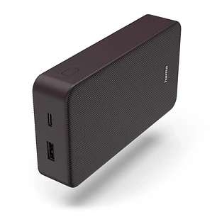 Hama Colour 20 Bateria Externa Powerbank 20000mAh - Polimero de Litio - USB-C - USB-A - Carga Rapida - Indicador LED de Carga - 2 Conexiones de Salida