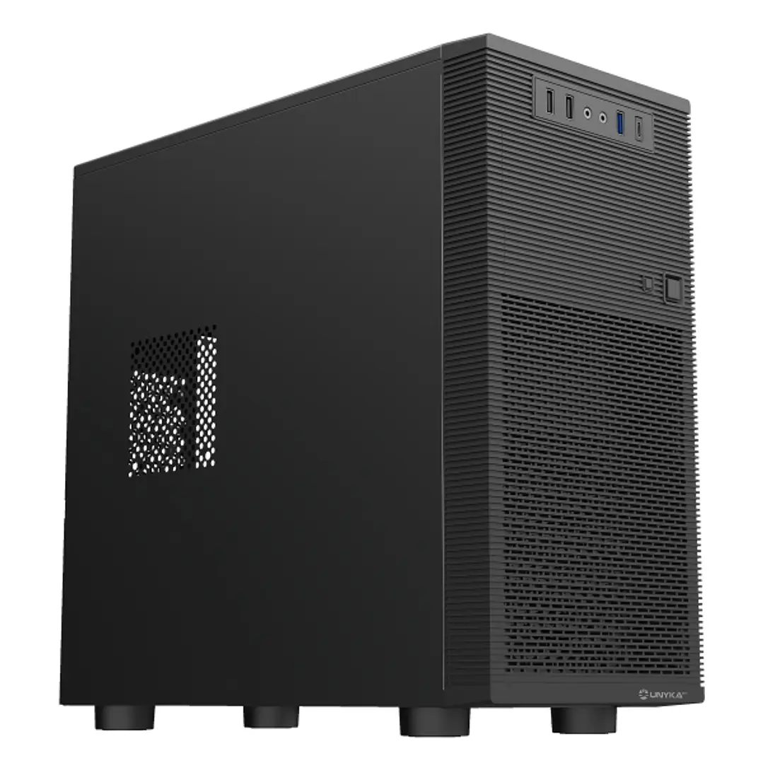 Unykach Aero C15 Caja MicroATX - Fuente de Alimentacion 500W Incluida - Tamaño Disco Soportado  1x 3.5
