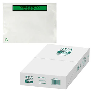 Dohe ECO Caja de 250 Sobres Autoadhesivos para Envio de Documentos 240x180mm - Packing List Especial Envios