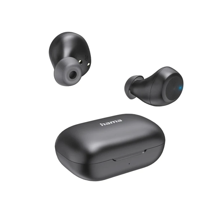Hama Spirit Chop II Auriculares con Microfono Omnidireccional - Bluetooth - Autonomia hasta 16h - Rango 10m - IPX4 - Asistente de Voz - Carga por USB- 1