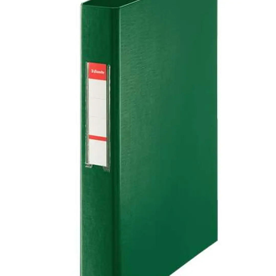 Esselte Carpeta de Anillas - Formato Folio - Capacidad para 190 Hojas - 2 Anillas de 25mm - Color Verde 1