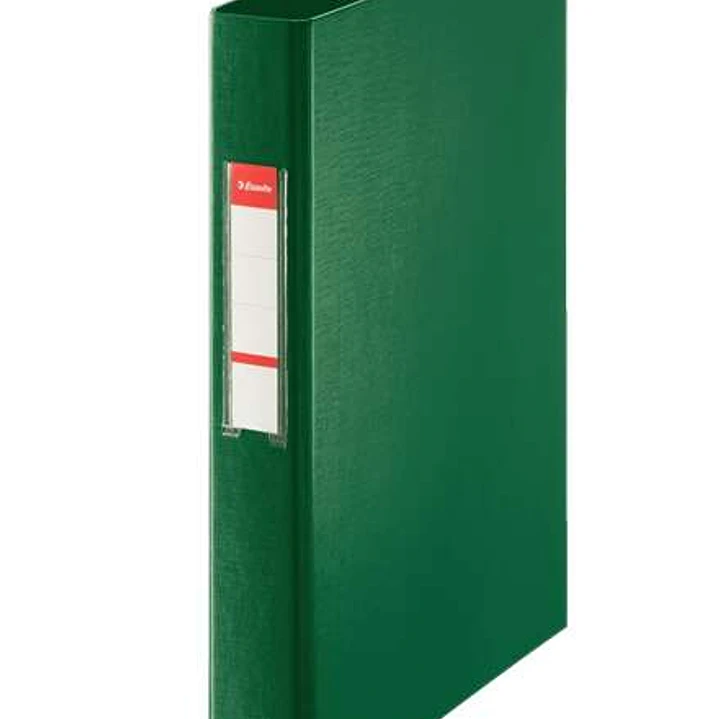 Esselte Carpeta de Anillas - Formato Folio - Capacidad para 190 Hojas - 2 Anillas de 25mm - Color Verde 1