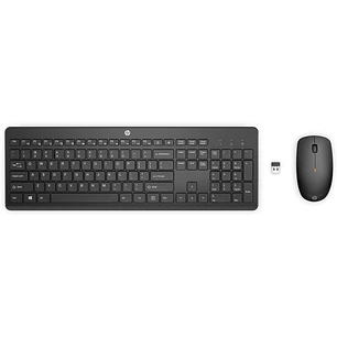 HP 235 Combo Teclado y Raton Inalambricos - 2.4GHz - Raton Optico 1600 DPI - Autonomia Hasta 16 MesesColor Negro