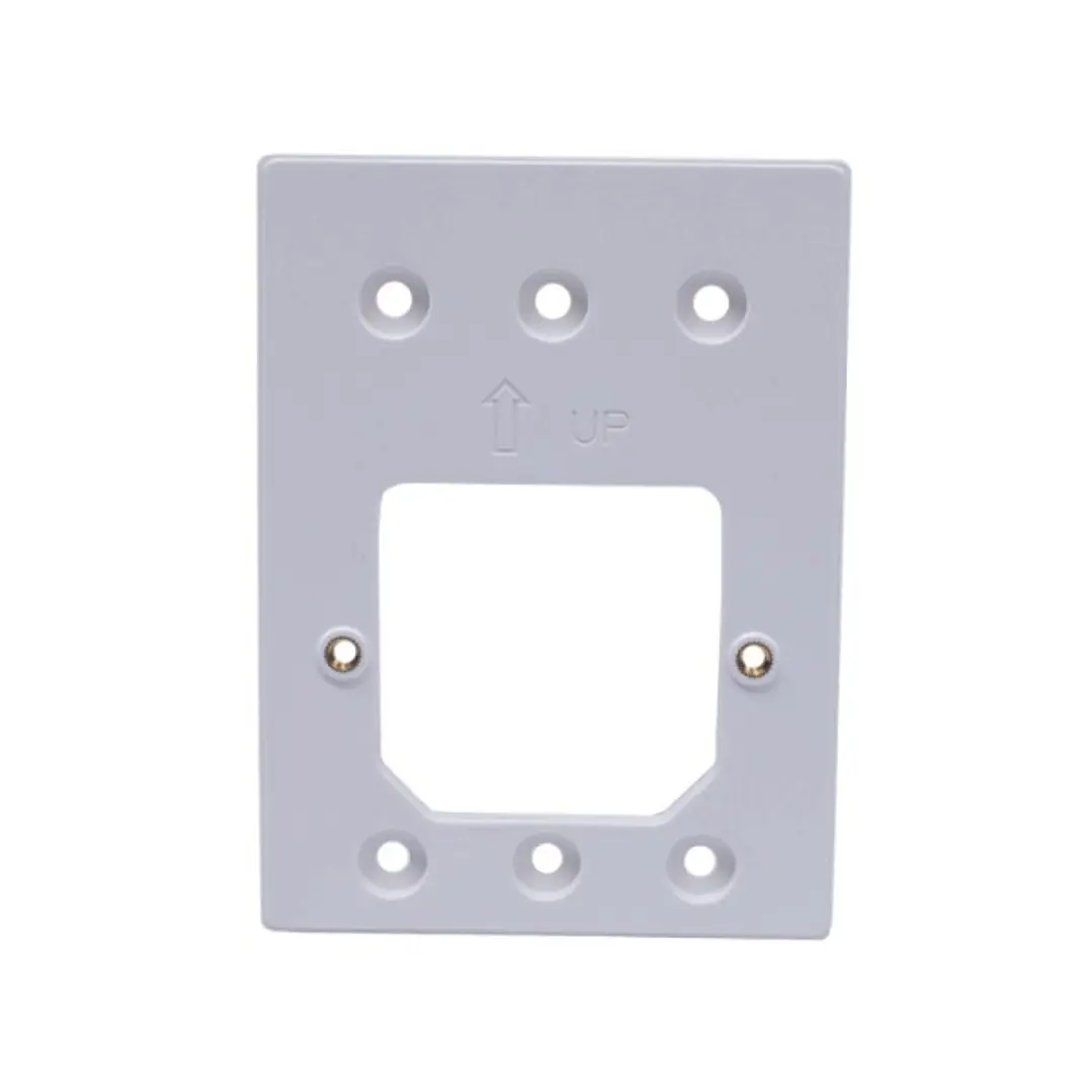 Ruijie RG-RAP1200(P)-MNT Pack de 10 Placas de Montaje para Punto de Acceso Rap1200(P) - Universal para Cajas de Conexion US/EU - Color Blanco 1