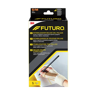 Futuro Deluxe Estabilizador del Pulgar - Talla S/M (12.7 - 19.1cm) - Transpirable - Color Beige