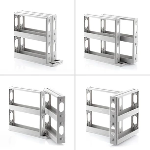 Innovagoods Rispick Organizador de Especias - Polipropileno - Antideslizante - Facil Limpieza - Deslizante - Pivotante - Capacidad para 20 Especias - 