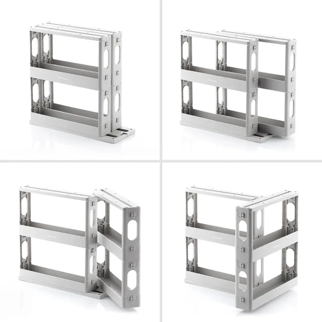 Innovagoods Rispick Organizador de Especias - Polipropileno - Antideslizante - Facil Limpieza - Deslizante - Pivotante - Capacidad para 20 Especias -  1