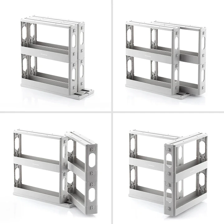 Innovagoods Rispick Organizador de Especias - Polipropileno - Antideslizante - Facil Limpieza - Deslizante - Pivotante - Capacidad para 20 Especias -  1