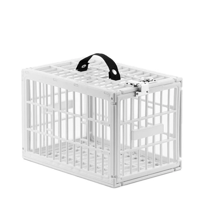 Innovagoods Food Safe Jaula de Seguridad para Neveras - Polipropileno - Cierre con Combinacion - Asa de Transporte - 28x19x19cm - Color Blanco 1