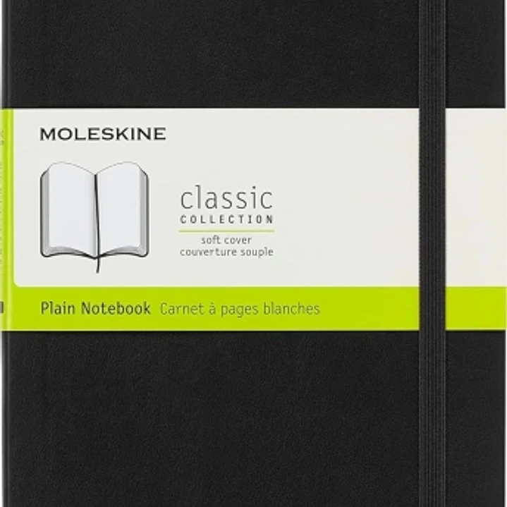 Moleskine Classic Libreta de Tapa Blanda - Papel Marfil Liso - 70g/m2 - Apertura 180º - Esquinas Redondeadas - Marcapaginas - Bolsillo Interior Extens 1