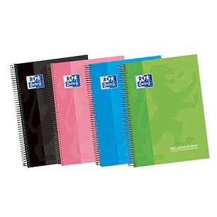 Oxford School Classic A4+ Europeanbook - Tapa Extradura - 4 Multidisciplinas - Pautado y 5x5 - 100 Hojas Surtido