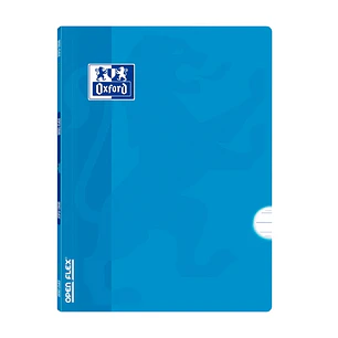 Oxford Libreta Grapada Openflex A4 - Tapa de Plastico Resistente - Grapada para Mayor Durabilidad - Pauta 3.5 con Margen para Escribir Ordenadamente -