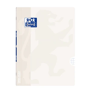 Oxford Libreta Grapada Openflex A4 - Tapa de Plastico Resistente - Grapada para Mayor Durabilidad - 4x4 con Margen para Organizar tus Notas - 48 Hojas