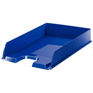 Esselte Europost Bandeja Portadocumentos -  Formato Vertical - A4 - Espacio para Etiqueta Identificativa - Color Azul