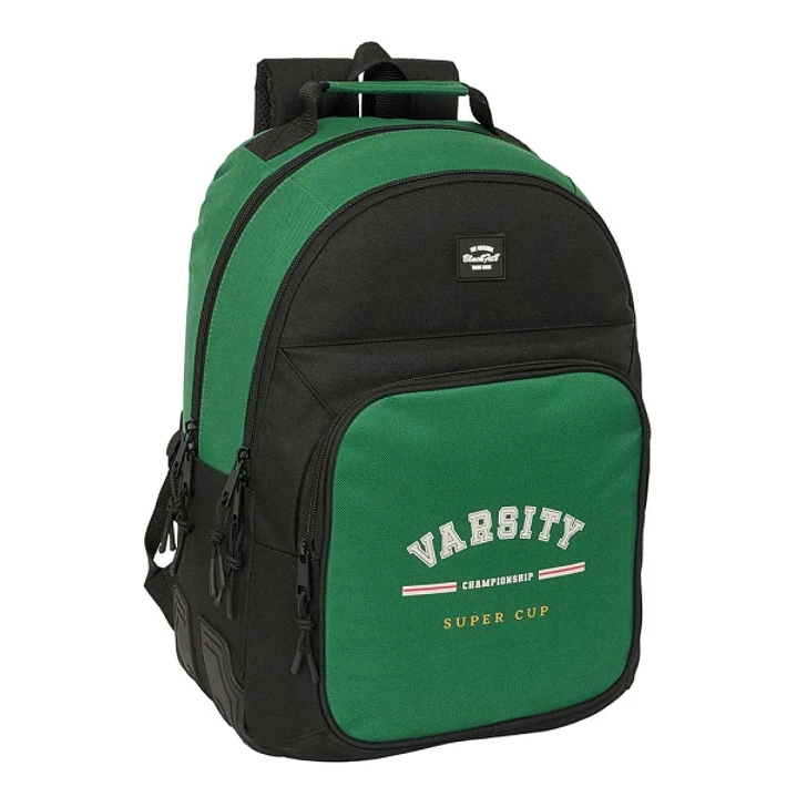 Safta Blackfit8 Varsity Mochila con 2 Compartimentos - Antirozaduras - Adaptable a Carro - Portabotellas - Tirador Doble - Hombreras Ergonomicas - 320 1