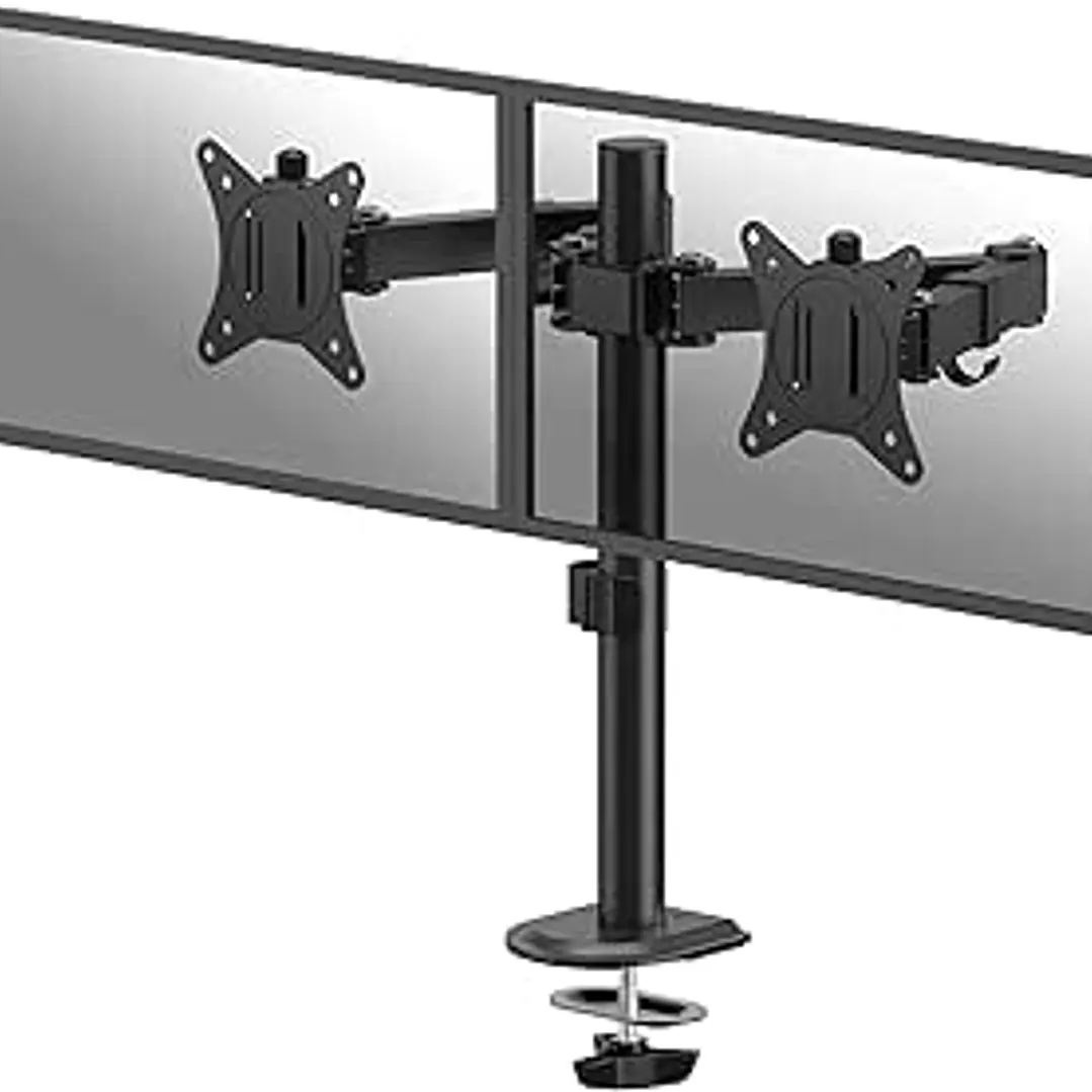 Fellowes Everyday Soporte de Mesa con Brazos Articulados para 2 Monitores hasta 32